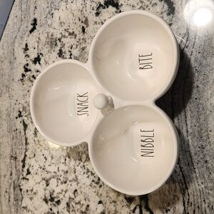Rae Dunn SNACK NIBBLE BITE Serving Piece